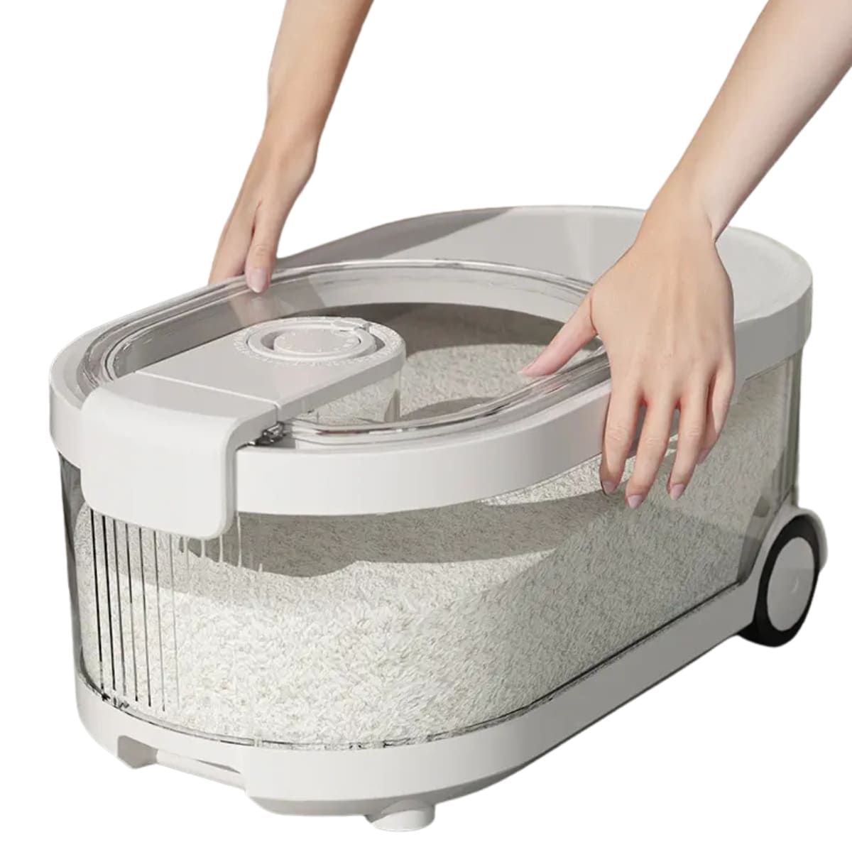 ELMEJORPRECIO - Contenedor Premium Hermético de Arroz Modelo Roma 7 KG