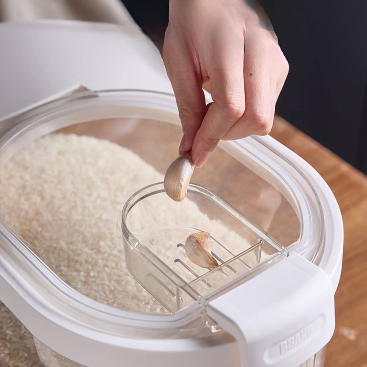 ELMEJORPRECIO - Contenedor Premium Hermético de Arroz Modelo Roma 7 KG