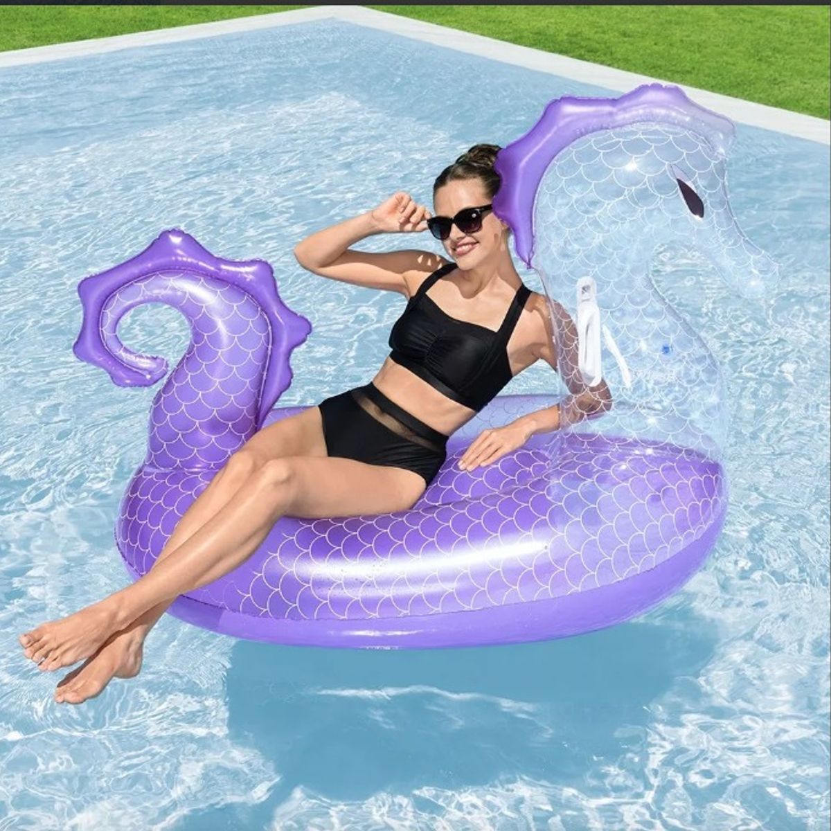 BESTWAY - Caballito de Mar Hinchable de 170x120 cm Bestway