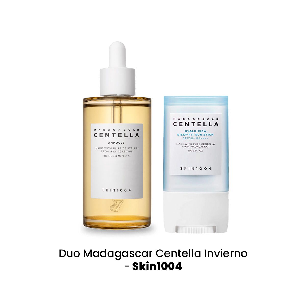 SKIN - Duo Madagascar Centella Invierno - Skin1004 + REGALO MINI SACHETS