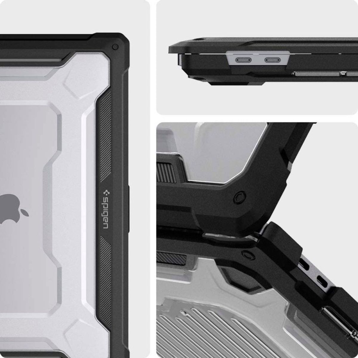 SPIGEN - Case Spigen Rugged Armor Para Macbook Pro 16 A2141 2019 de Usa