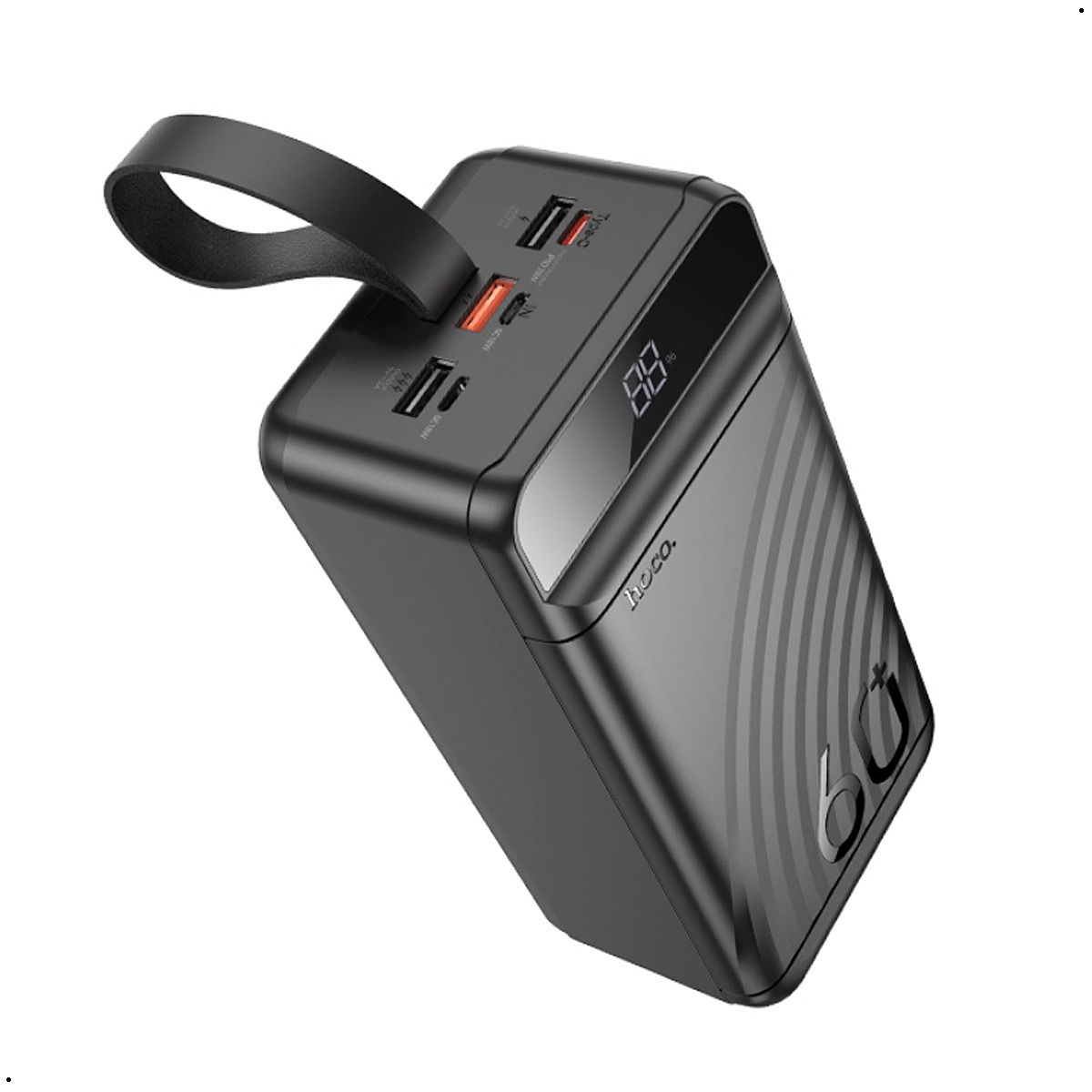 HOCO - Power Bank Hoco J123C Cargador Portatil 60000 Mah Con Lampara