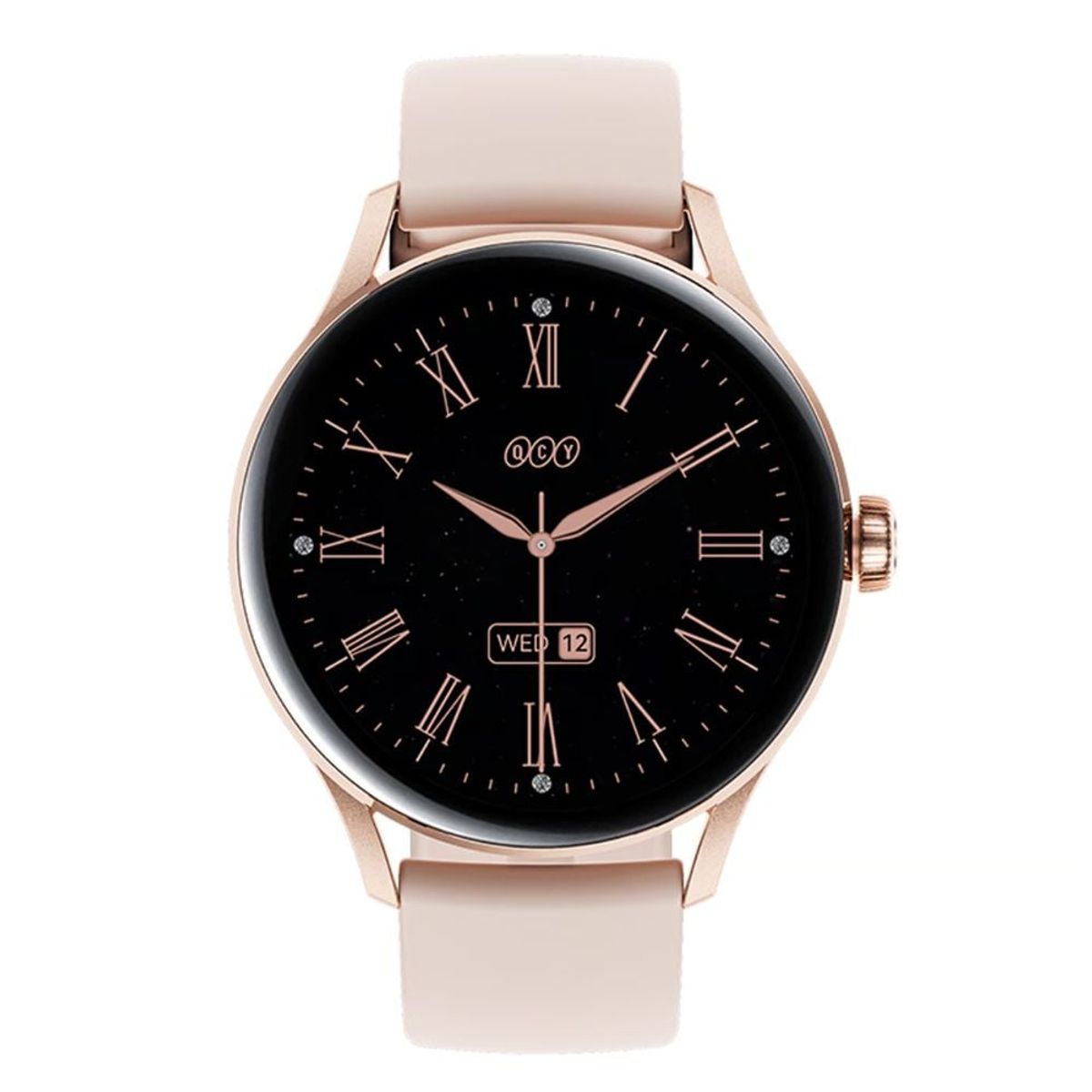 QCY - Reloj Inteligente Smartwatch QCY Elite S11 Pantalla AMOLED Oro Rosa