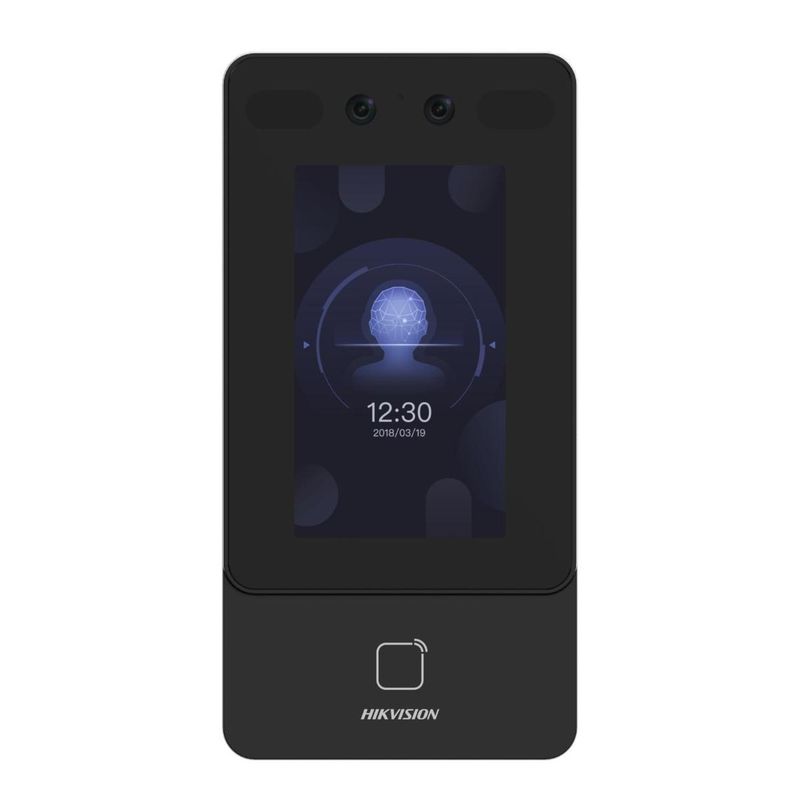 HIKVISION - Control de asistencia Terminal Min Moe de Reconocimiento Facial y Huella con lector PROX EM  Exteri