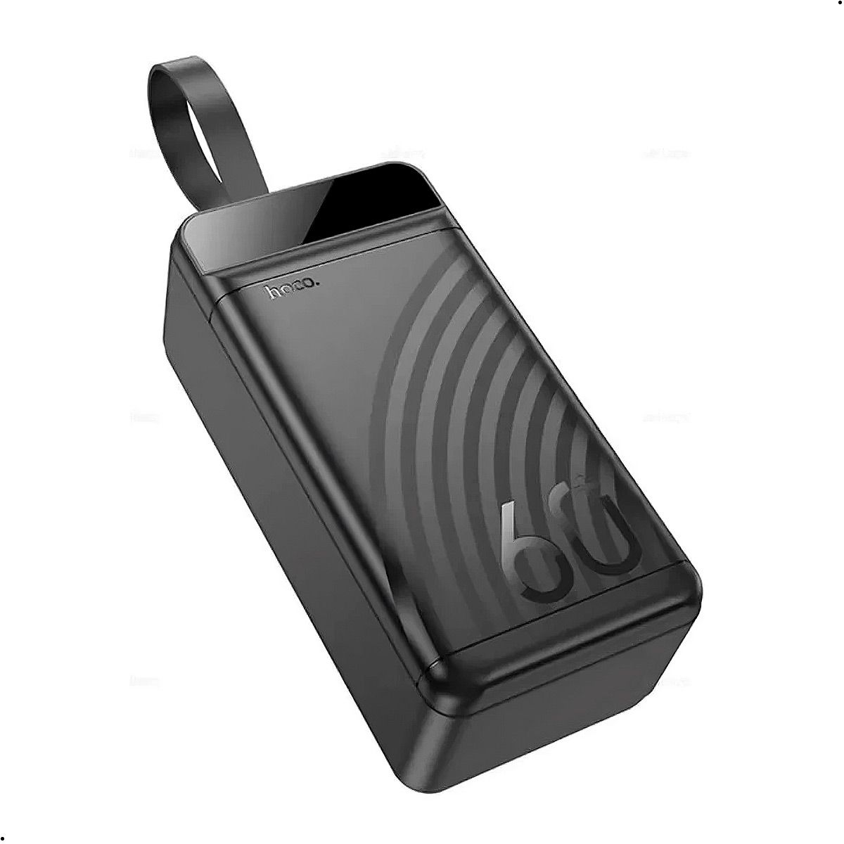 HOCO - Power bank Carga rápida HOCO J123C con linterna LED 60000 mAh