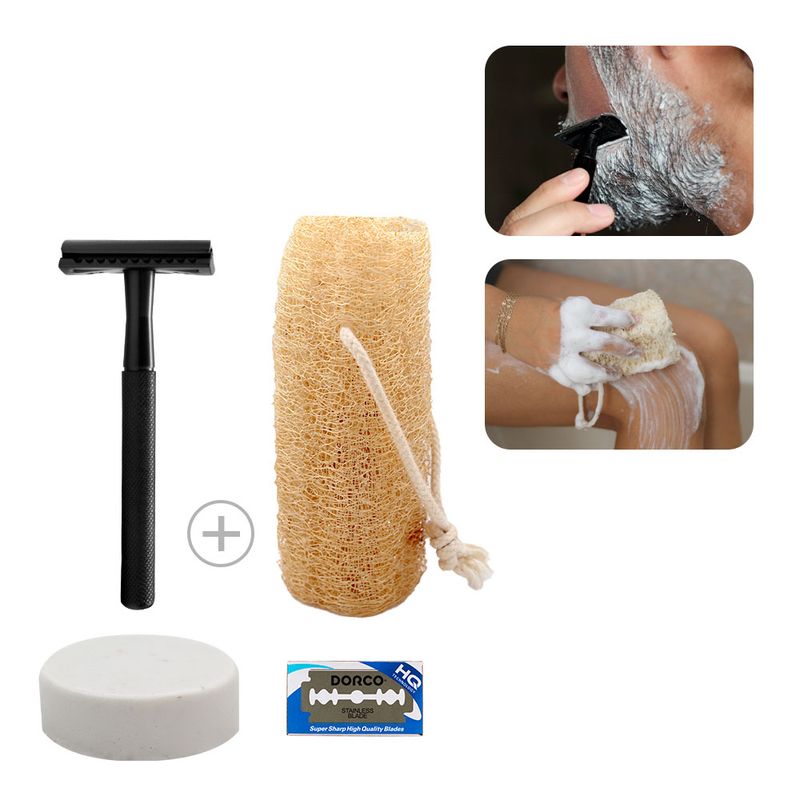 BAMBOO BALANCE - Pack Rasurado Zero Bamboo Balance con Rasuradora Negra