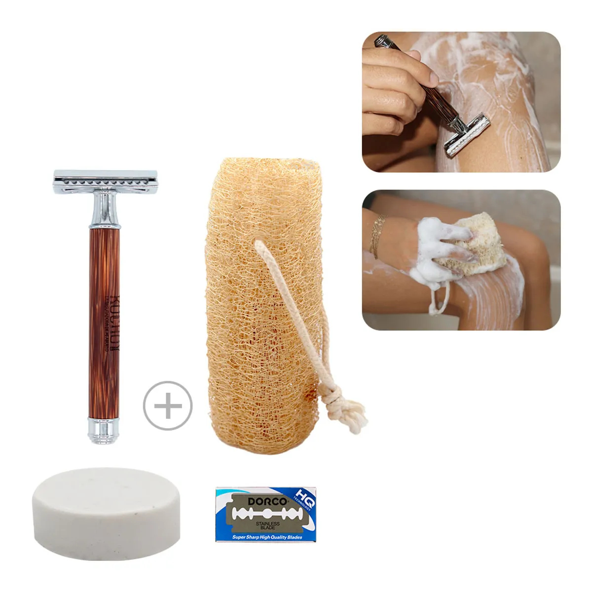 BAMBOO BALANCE - Pack Rasurado Zero Bamboo Balance con Rasuradora Mango de Bambú