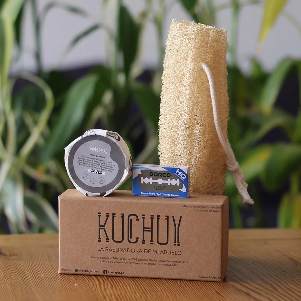 BAMBOO BALANCE - Pack Rasurado Zero Bamboo Balance con Rasuradora Mango de Bambú