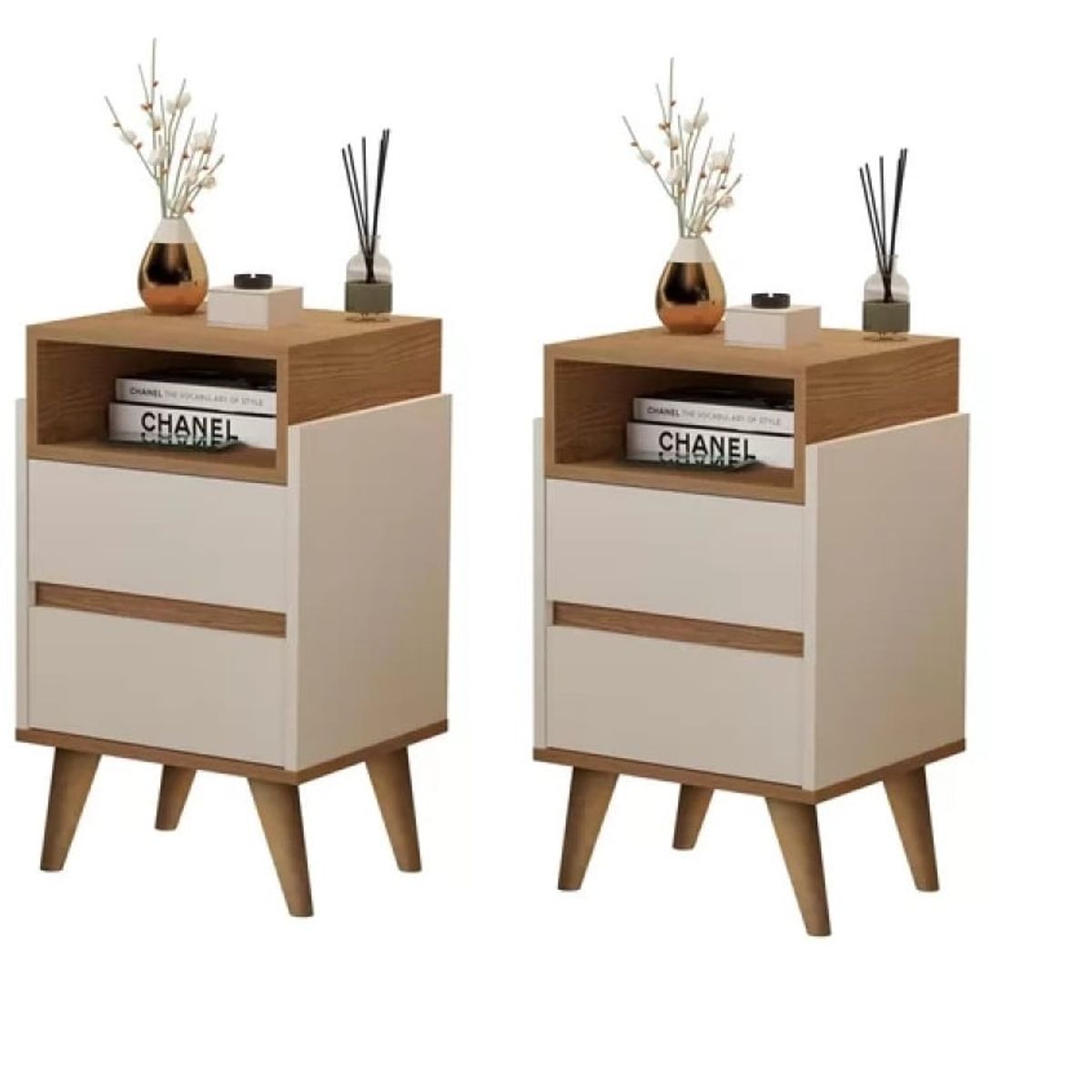 73 EXPERIENCE - Velador Nicho x2- Blanco & Haya - 73 Experience