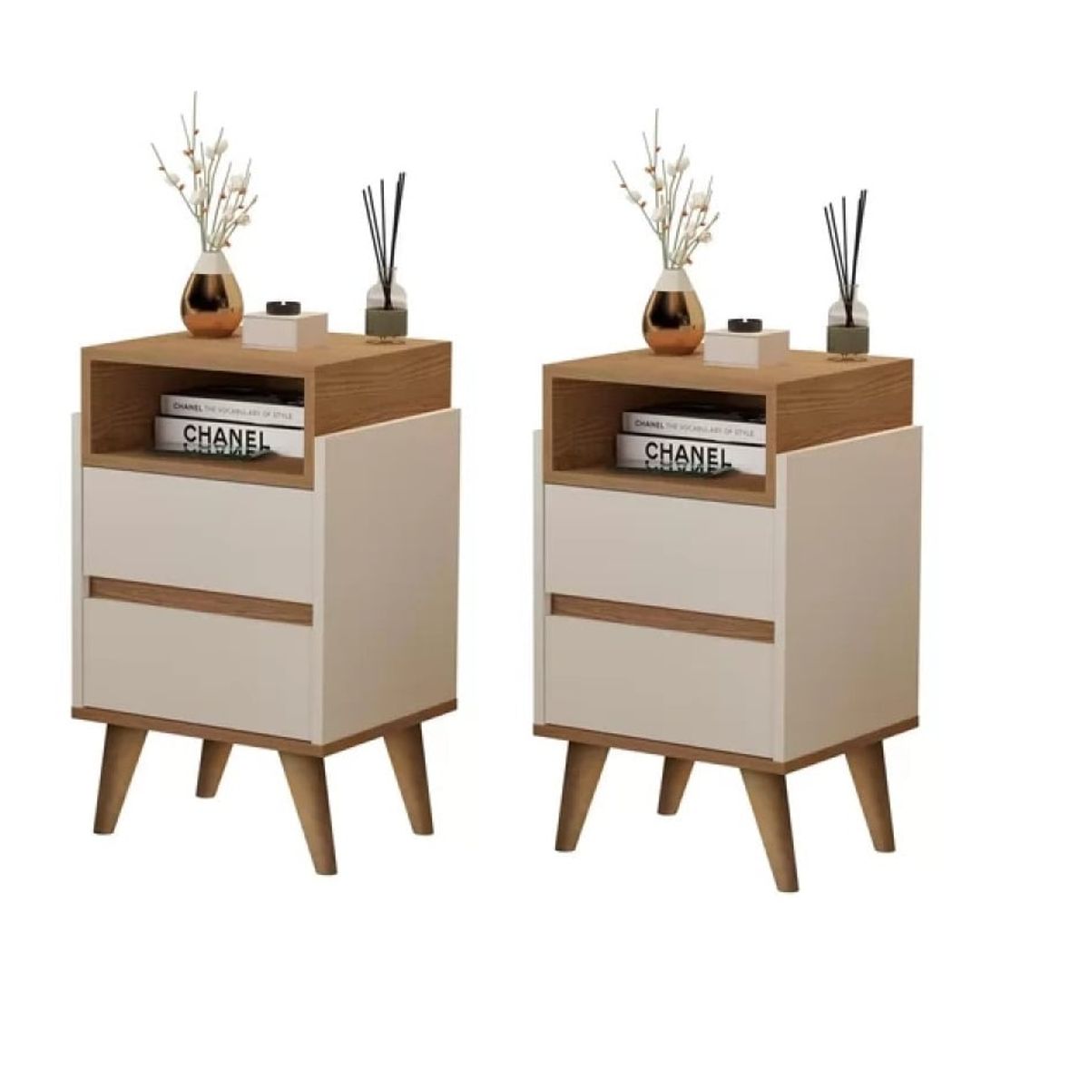 73 EXPERIENCE - Velador Nicho x2- Blanco & Haya - 73 Experience