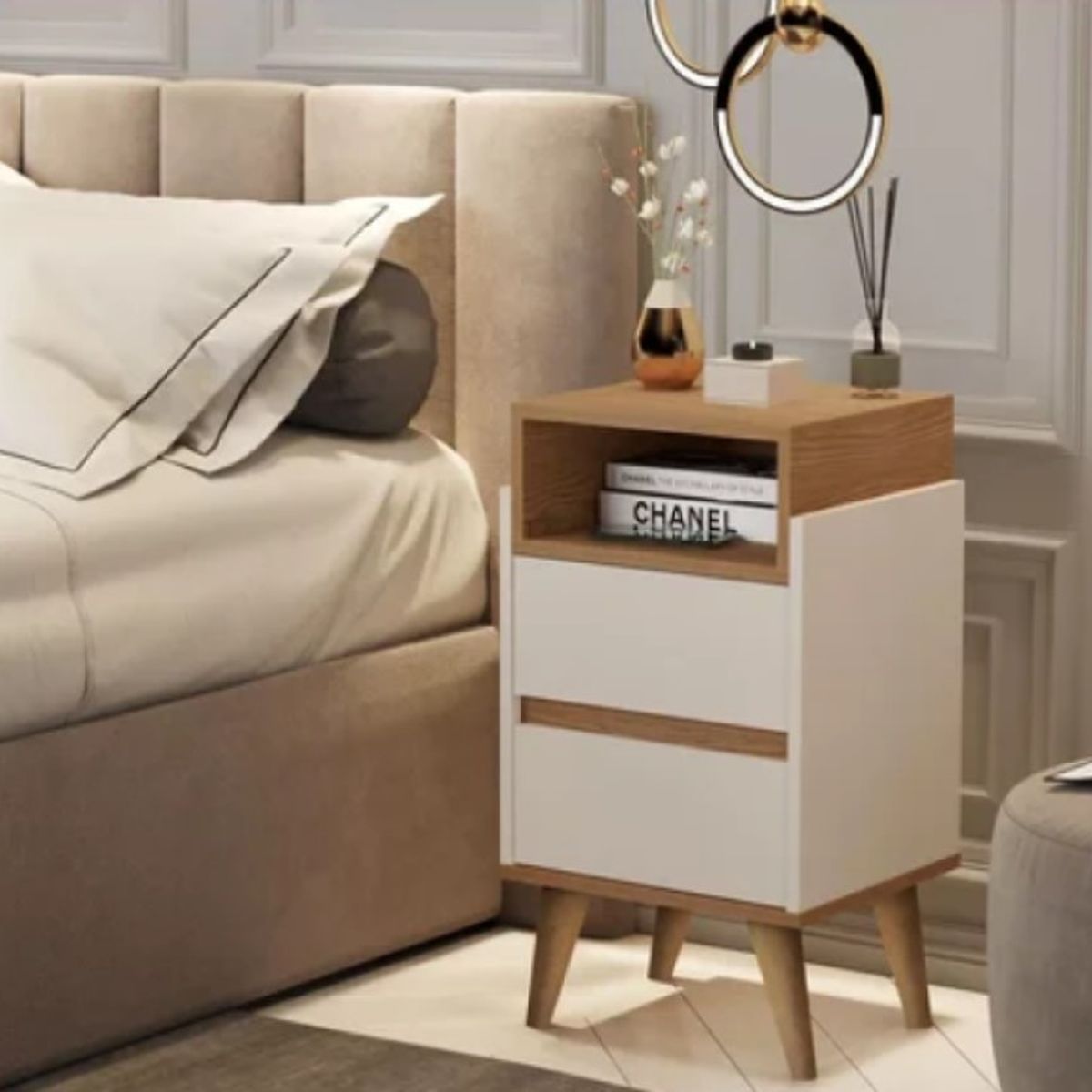 73 EXPERIENCE - Velador Nicho x2- Blanco & Haya - 73 Experience