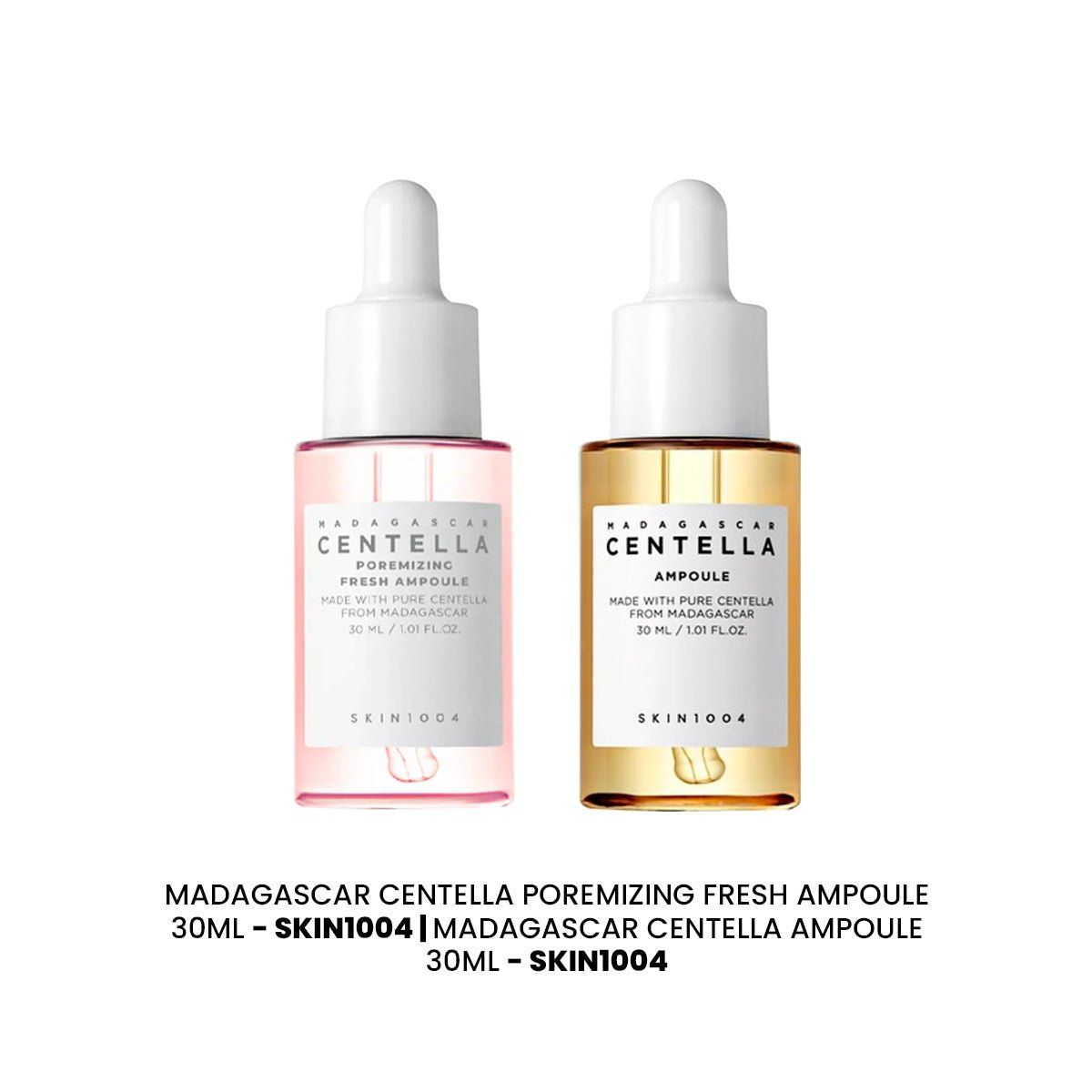 SKIN1004 - Pack x2 Madagascar Centella Ampoule + Poremizing Fresh 30ml SKIN1004