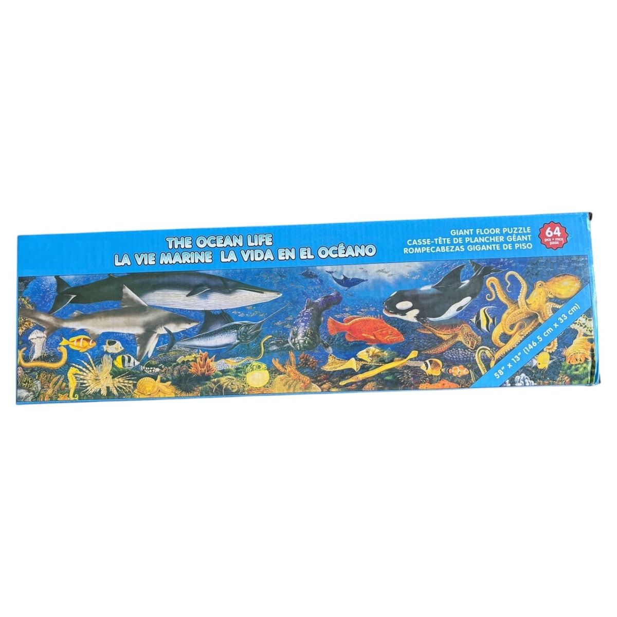 GENERICO - Rompecabezas de Vida Marina 64pcs niños familia Puzzle