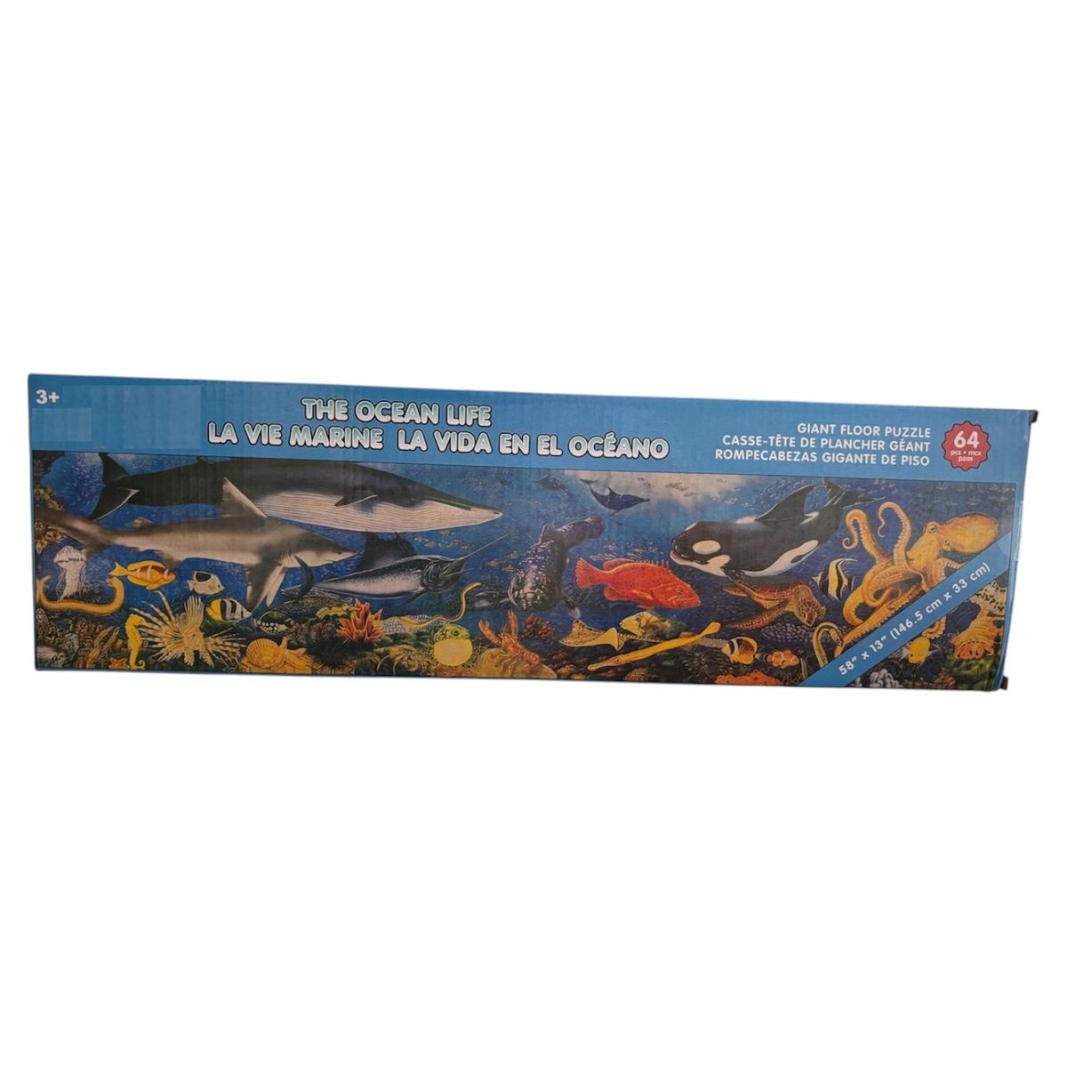 GENERICO - Rompecabezas de Vida Marina 64pcs niños familia Puzzle