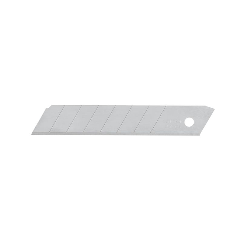 TRUPER - Estuche con 10 cuchillas SK4 de 18 mm para cutter, Truper