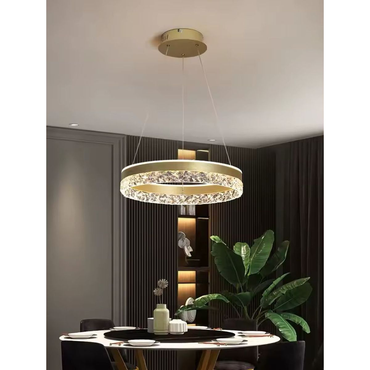 GENERICO - Lámpara Colgante Golden Bubble