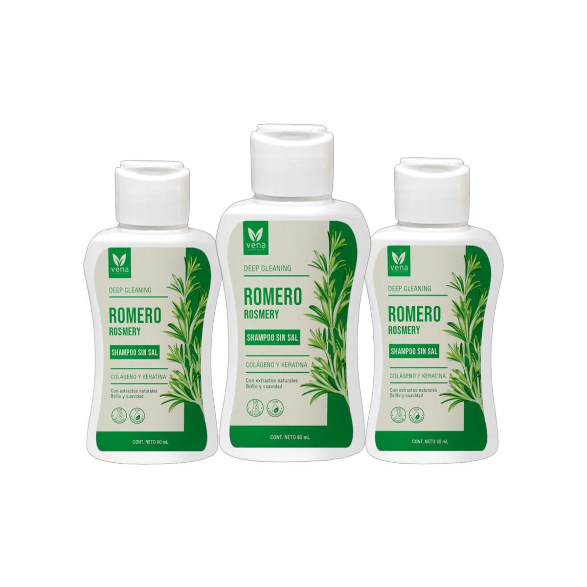 GENERICO - Shampoo Anticaida Romero 90ml Vena 3 und