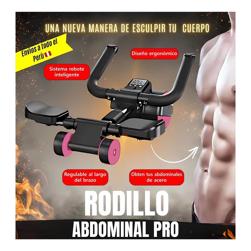 GENERICO - RODILLO ABDOMINAL PREMIUM DELUXE