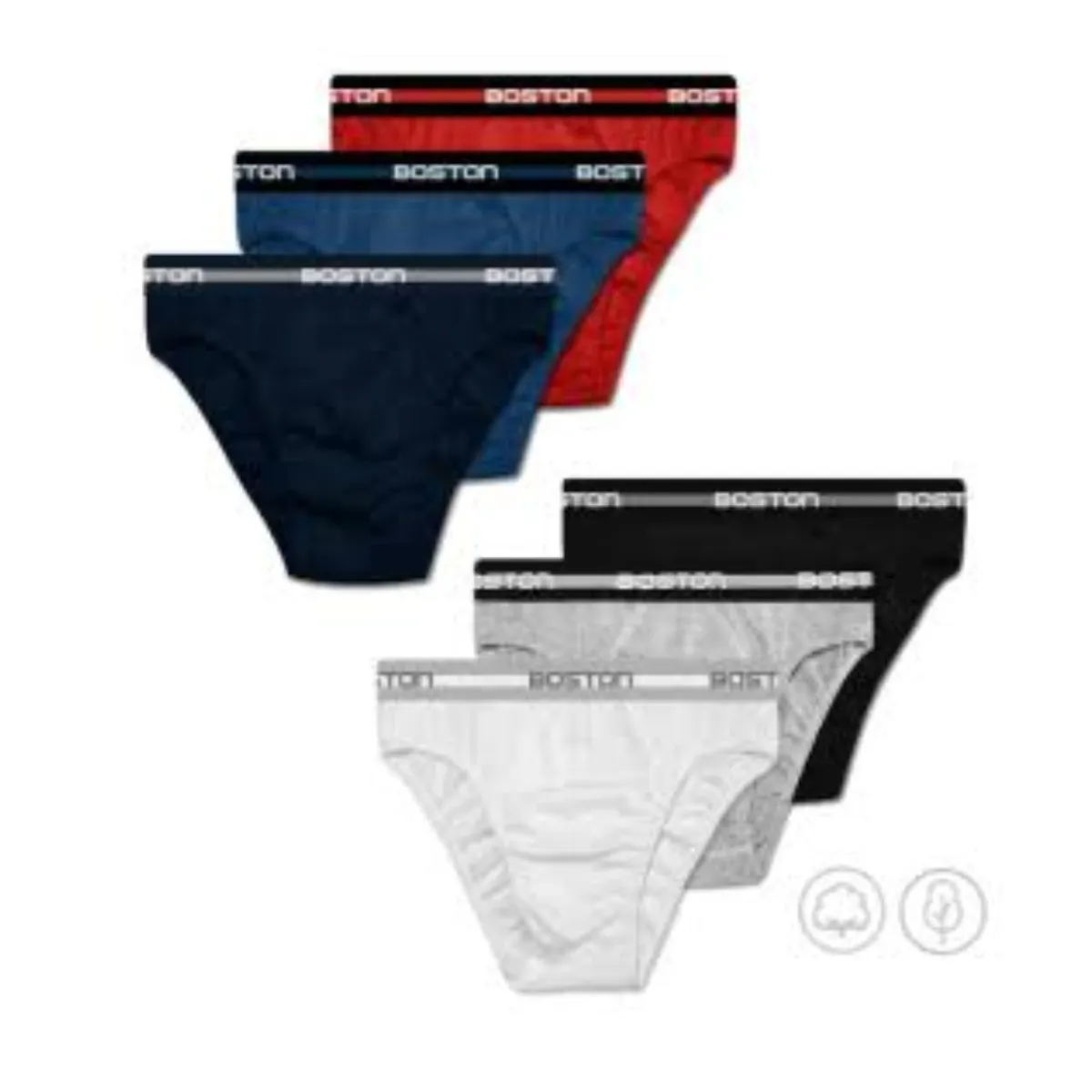 BOSTON - Boston Pack X6 Calzoncillo Multicolor