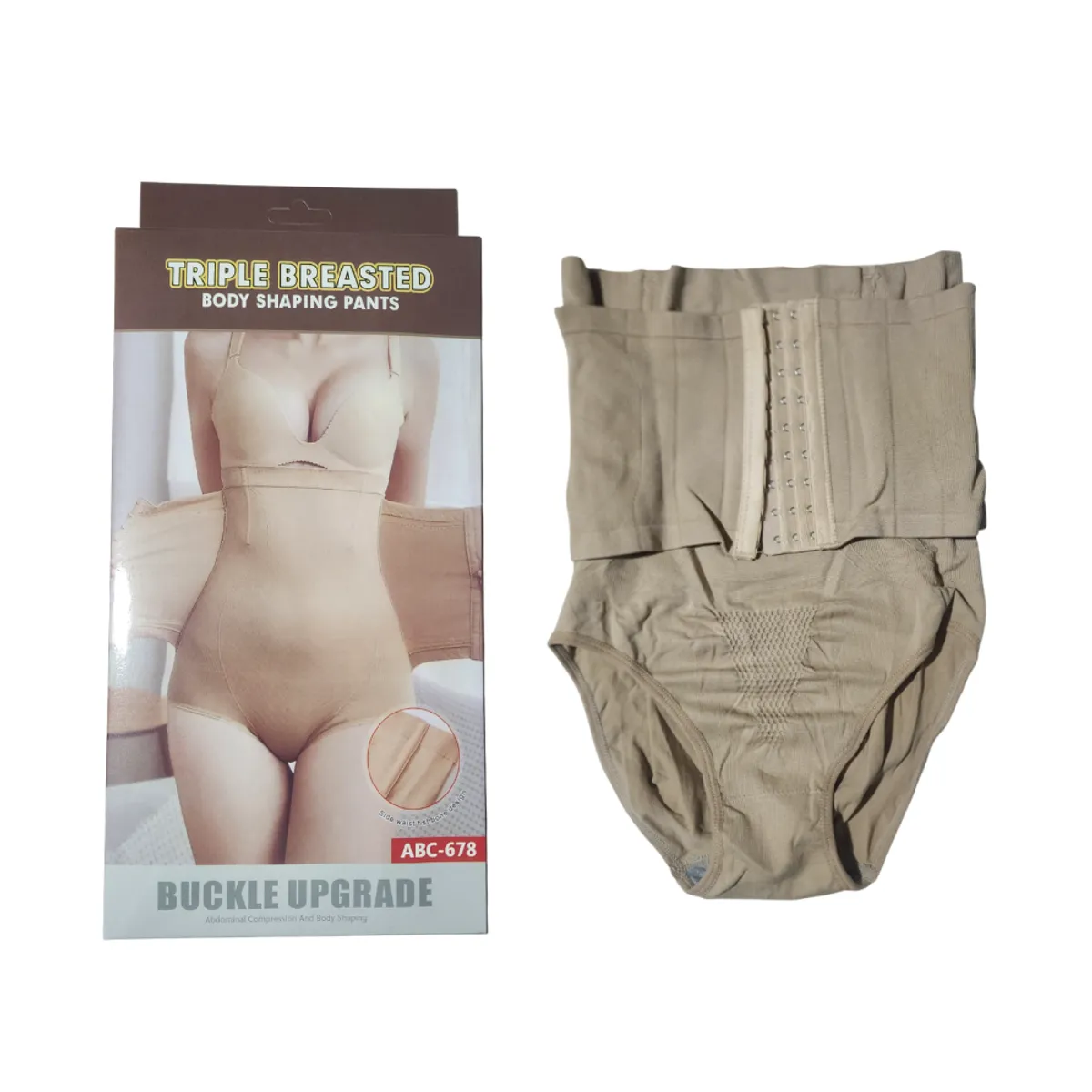 GENERICO - Ropa interior faja moldeadora de cintura corsé reductor BEIGE
