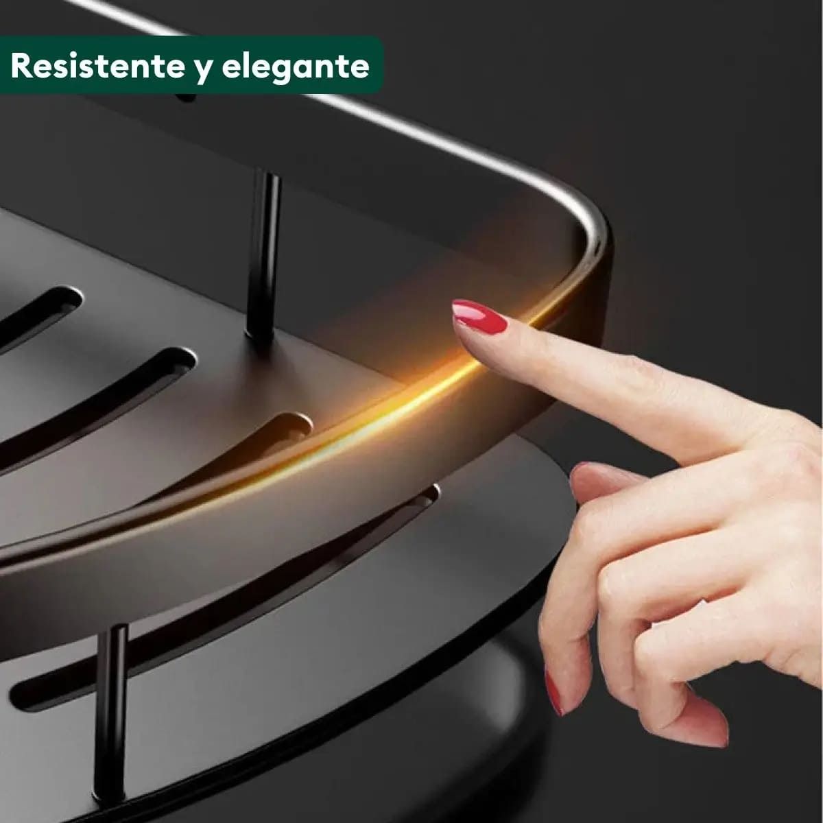 ELMEJORPRECIO - Esquinero Organizador para Baño de Aluminio Modelo Pinpin