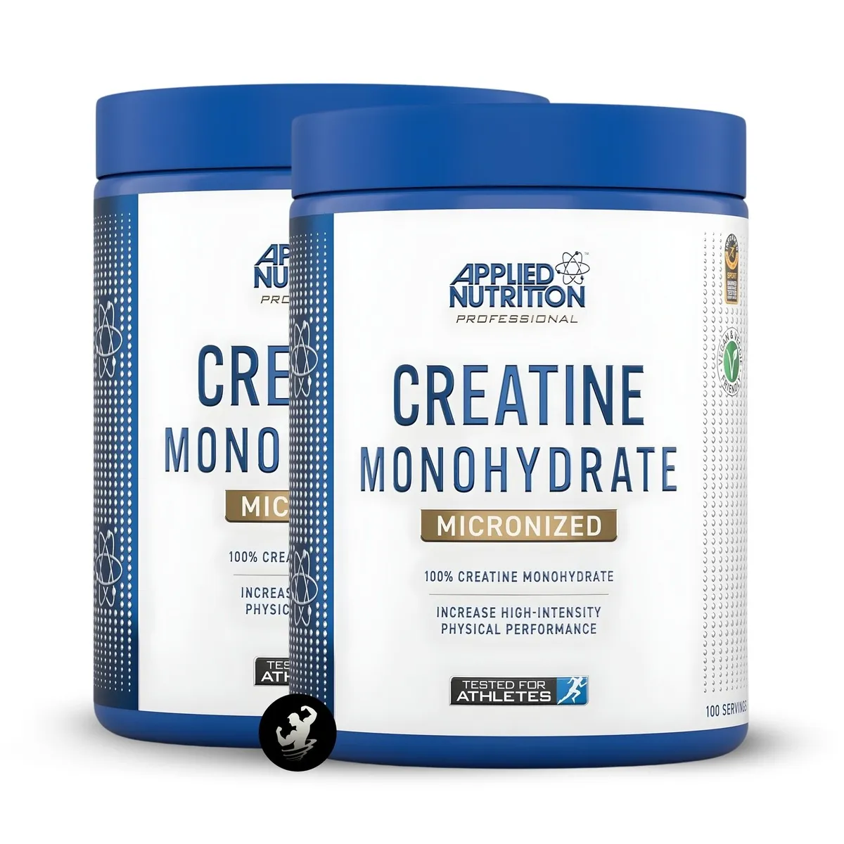 APPLIED NUTRITION - Pack x 02 Creatina Monohidratada Applied Nutrition 500 gramos