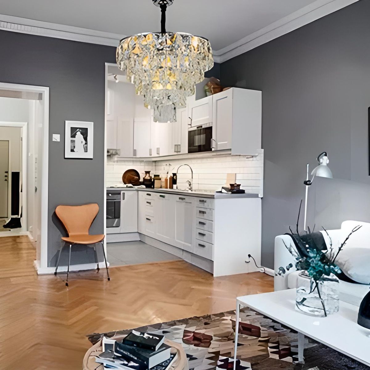 GENERICO - Lámpara Colgante Torta Silver