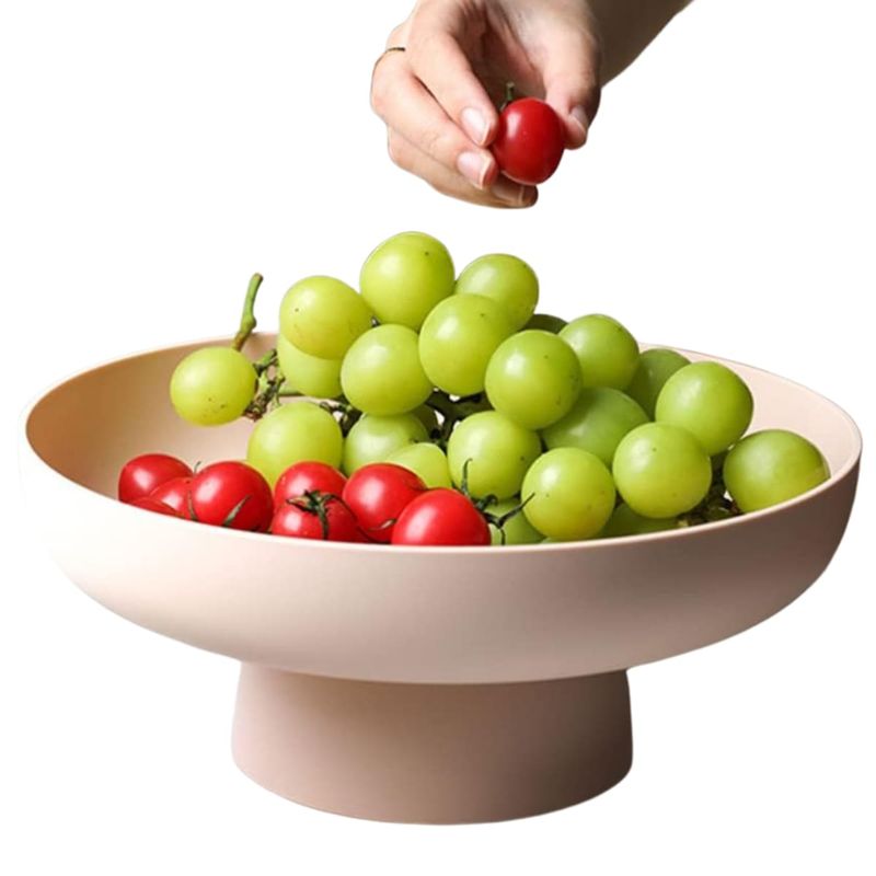 ELMEJORPRECIO - Frutero Centro De Mesa Estilo Minimalista Multiuso Rosado