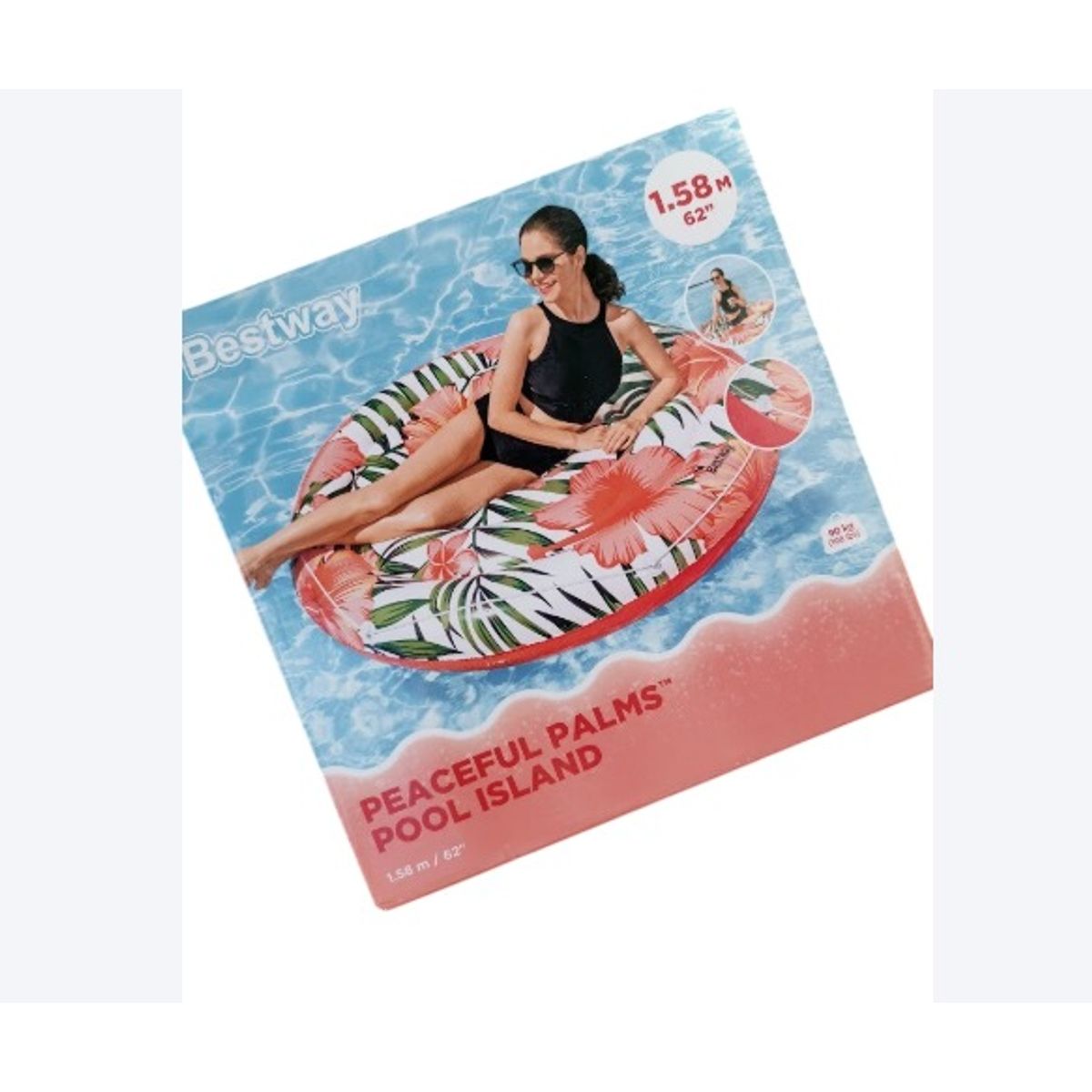 BESTWAY - FLOTADOR DE FLORES Y PALMERAS