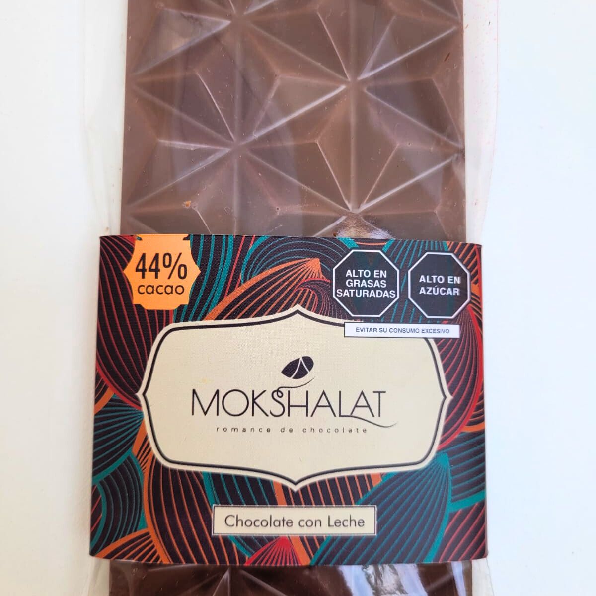 MOKSHALAT - BARRA CHOCOLATE LECHE 44% 70G