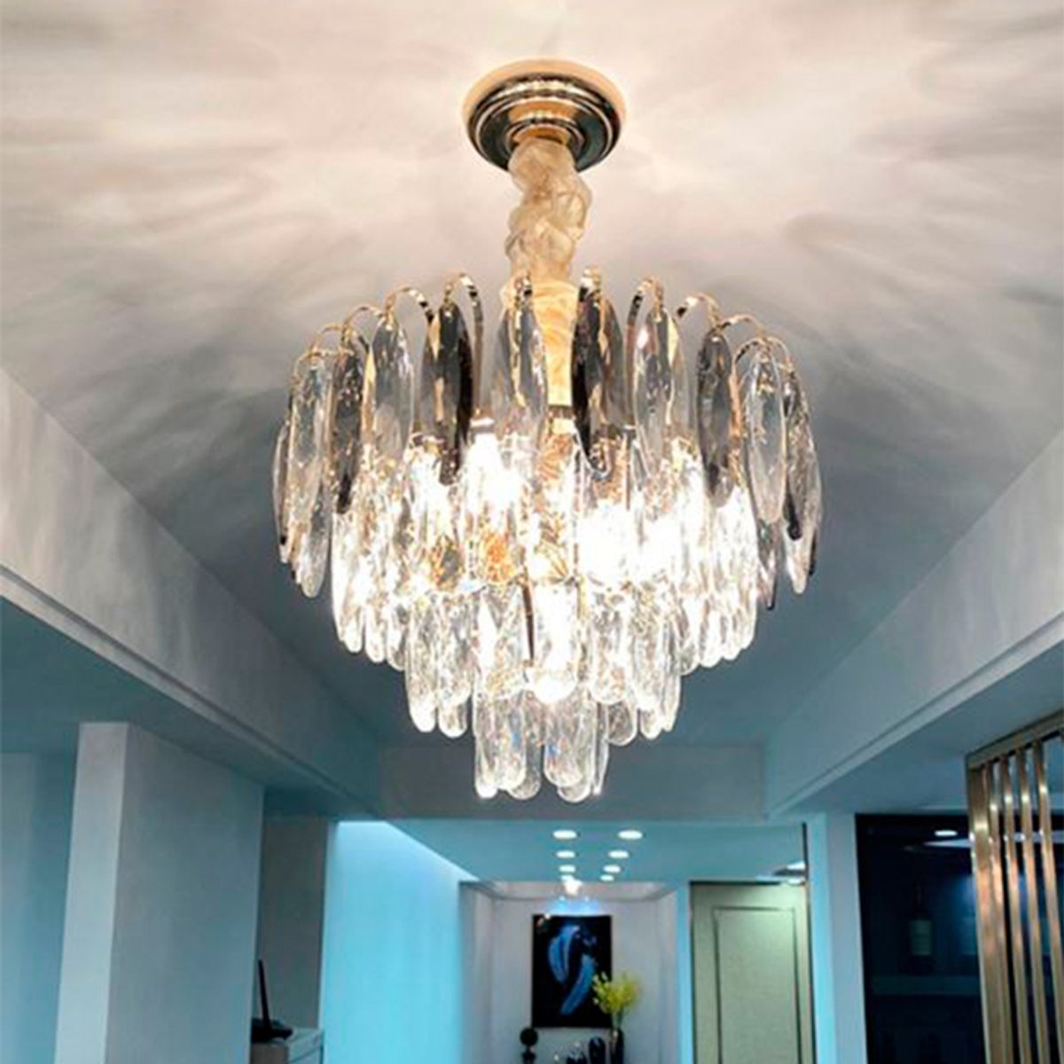 GENERICO - Lámpara Colgante Torta Golden