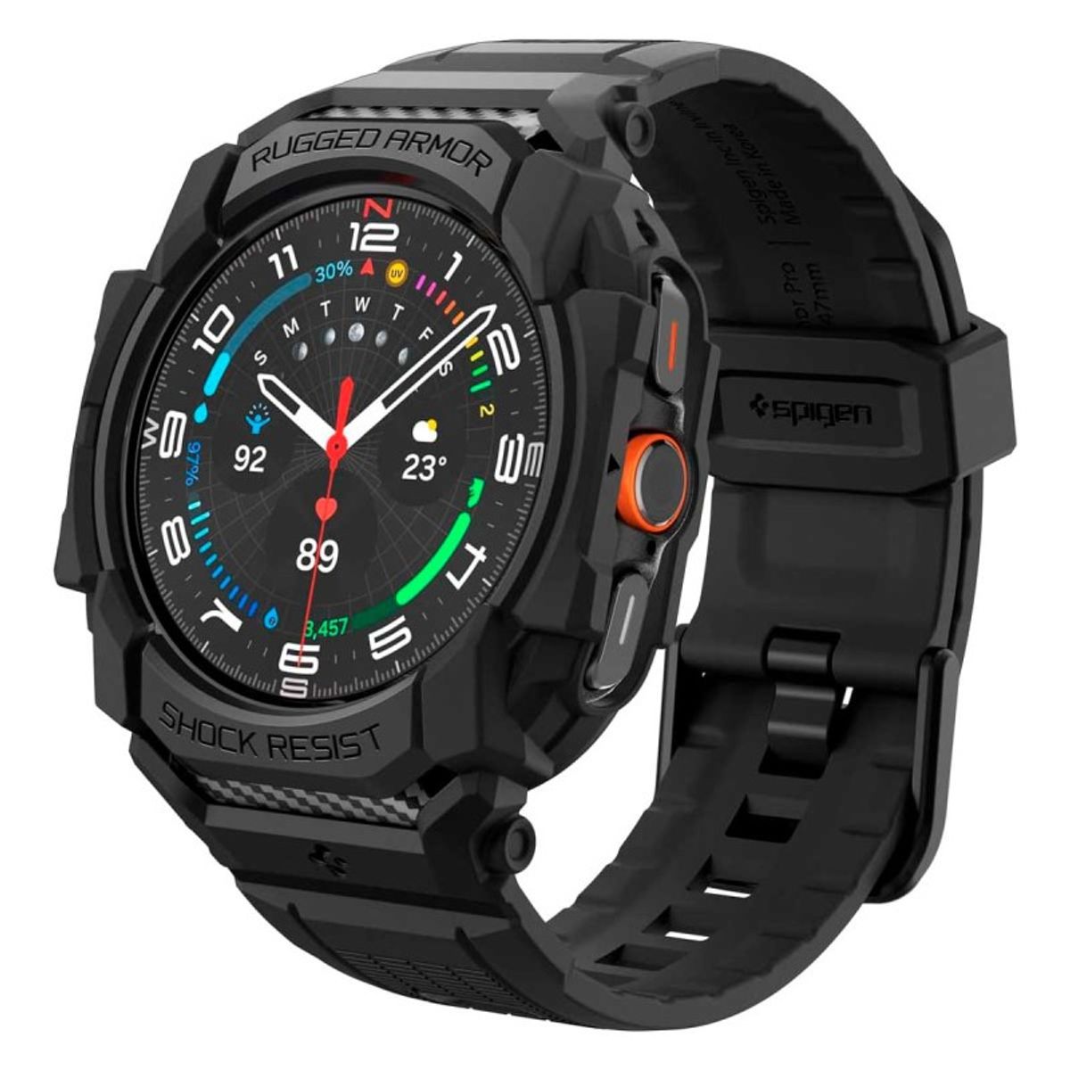 SPIGEN - Case + Correa Spigen Rugged Para Galaxy Watch Ultra 47mm