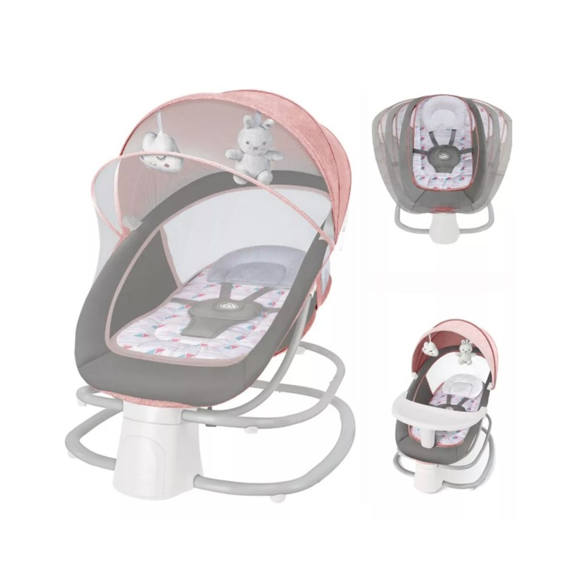 BABY CAM - MECEDORA PARA BEBE ELÉCTRICA DELUXE BLUETOOH 4 EN 1