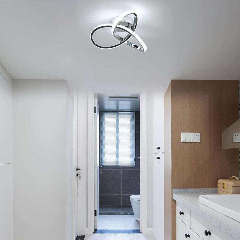 GENERICO - Lámpara Colgante Silver Ring