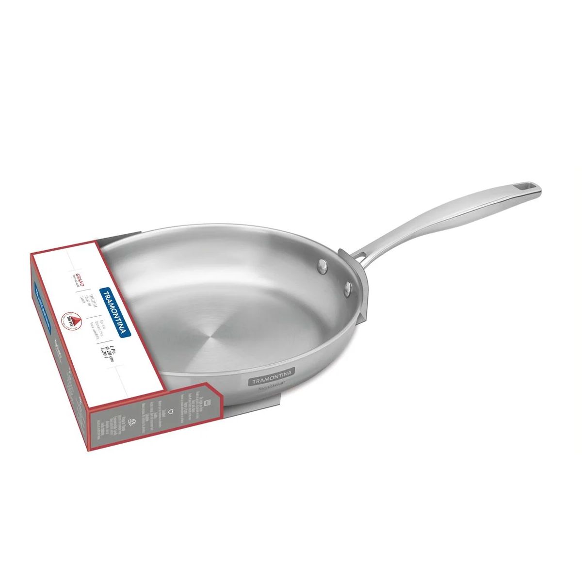 TRAMONTINA - Sarten de acero inoxidable 20 cm grano