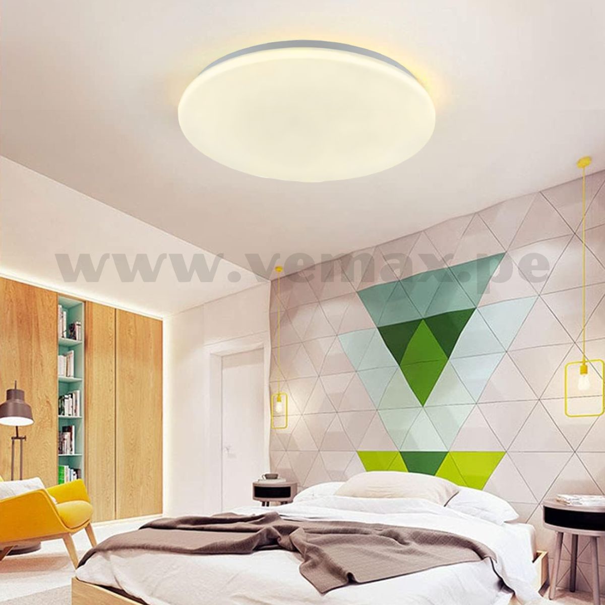 GENERICO - Panel Plafon Brillante 72W Luz 3 en 1