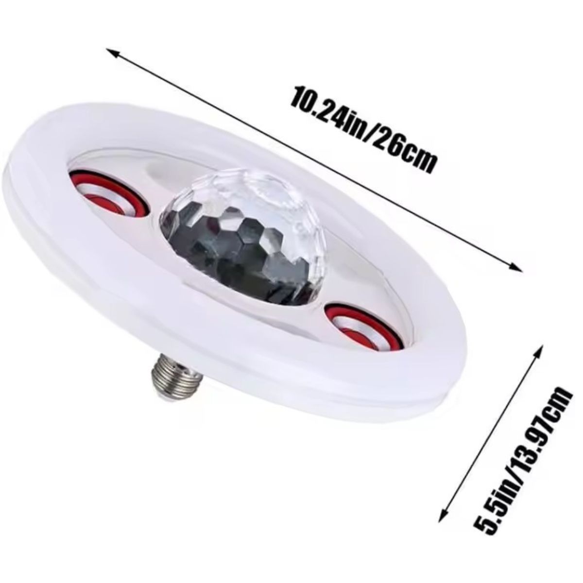 GENERICO - LAMPARA DE TECHO FOCO PARLANTE CON LUZ BLANCA Y  RGB .ALTA  CALIDAD