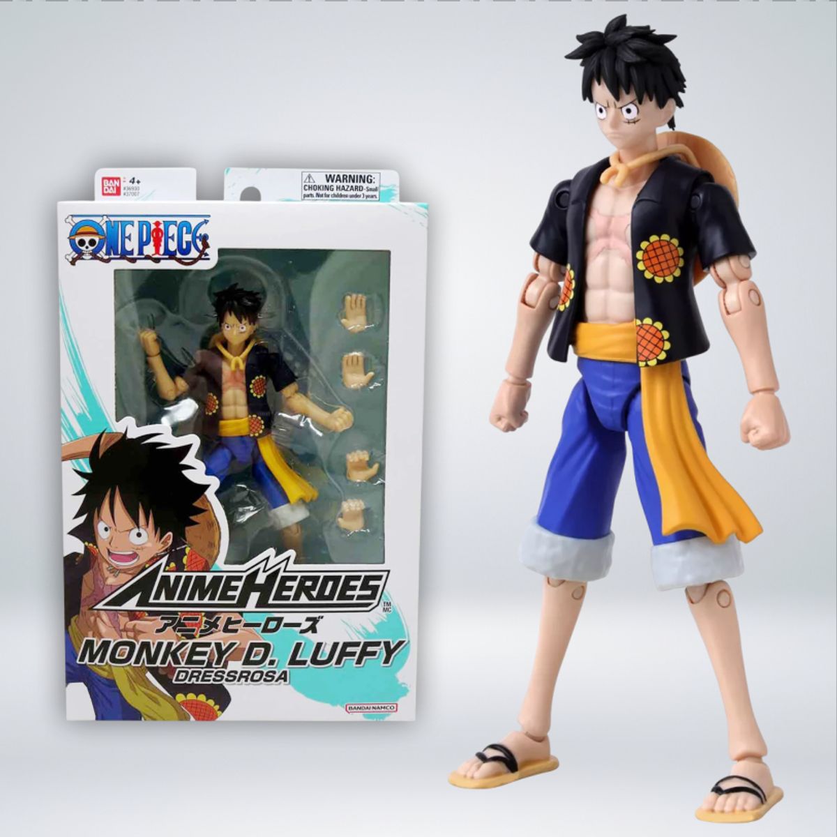 BANDAI NAMCO - FIGURA ANIME HEROES ONE PIECE - MONKEY D LUFFY