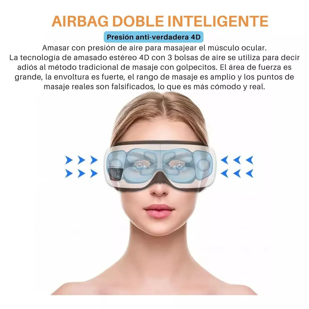 OEM - Masajeador de Ojos con Vibración y Presión de Aire Caliente YBY-M060