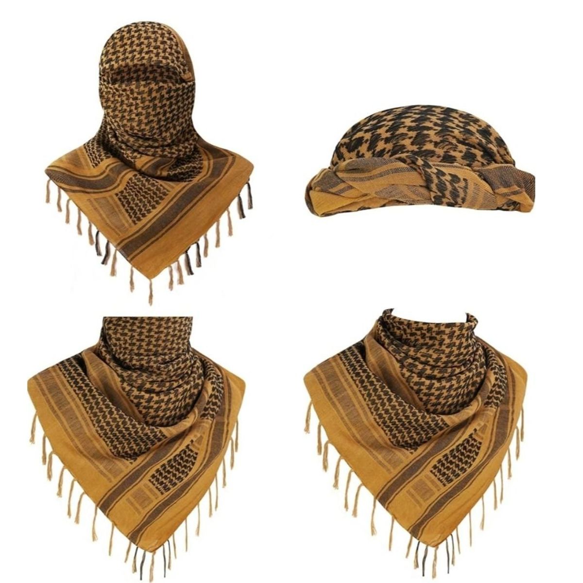 GENERICO - Bufanda Shemagh 100 Algodón