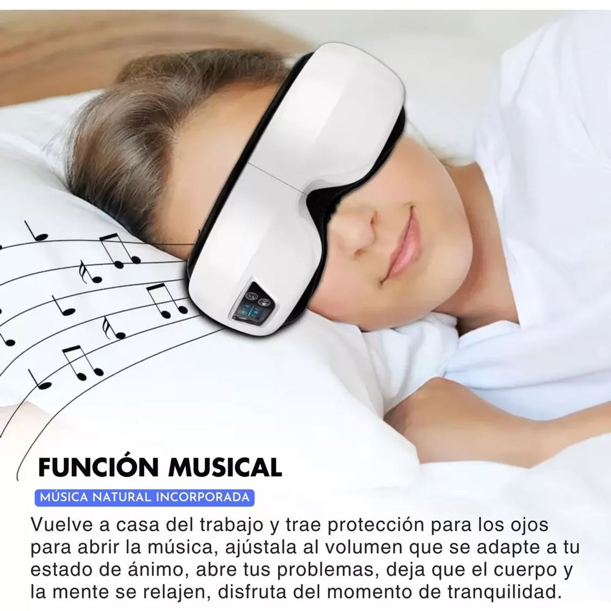 OEM - Masajeador de Ojos con Vibración y Presión de Aire Caliente YBY-M060