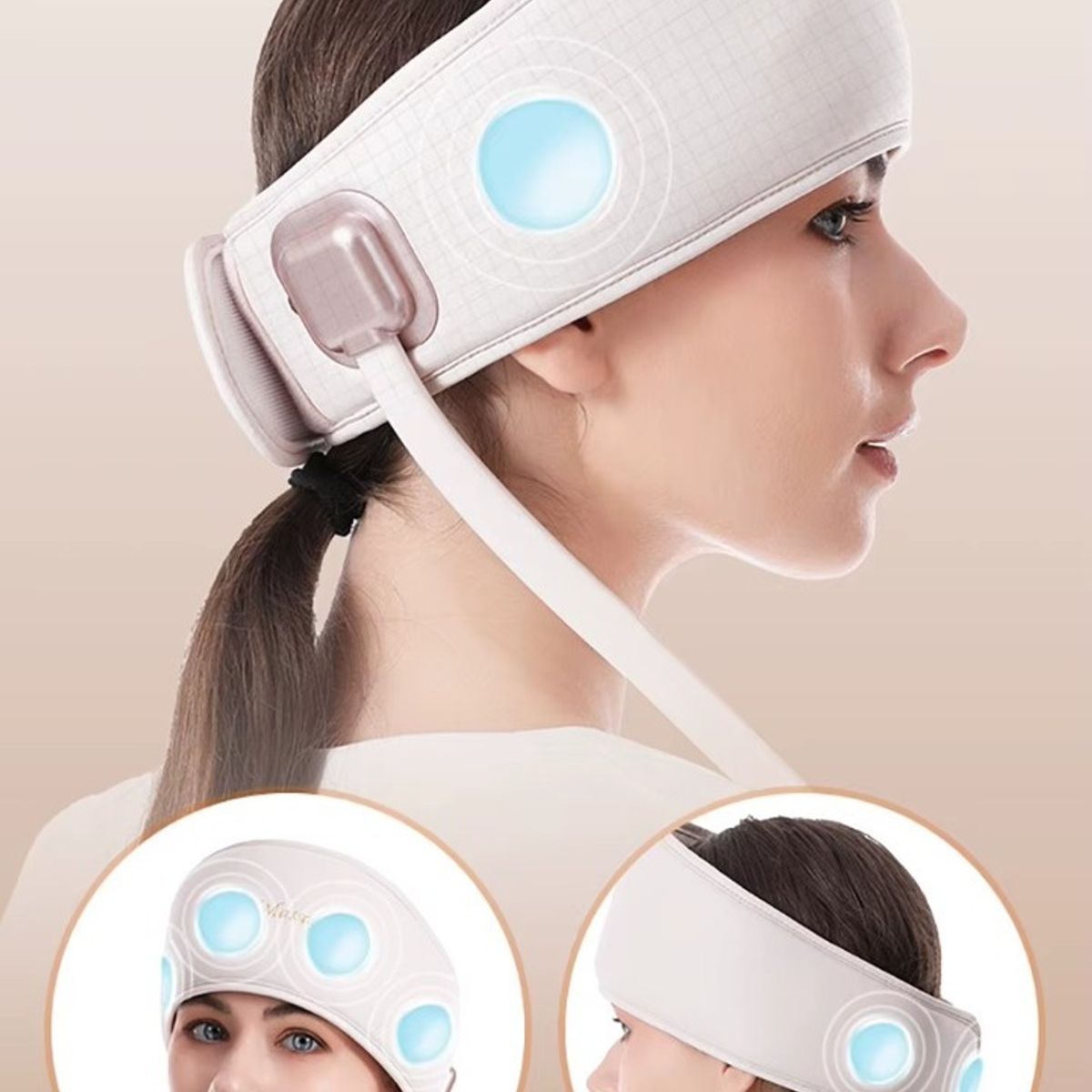 OEM - Masajeador de Cabeza con Presión de Aire Caliente y Vibración YBY-T365