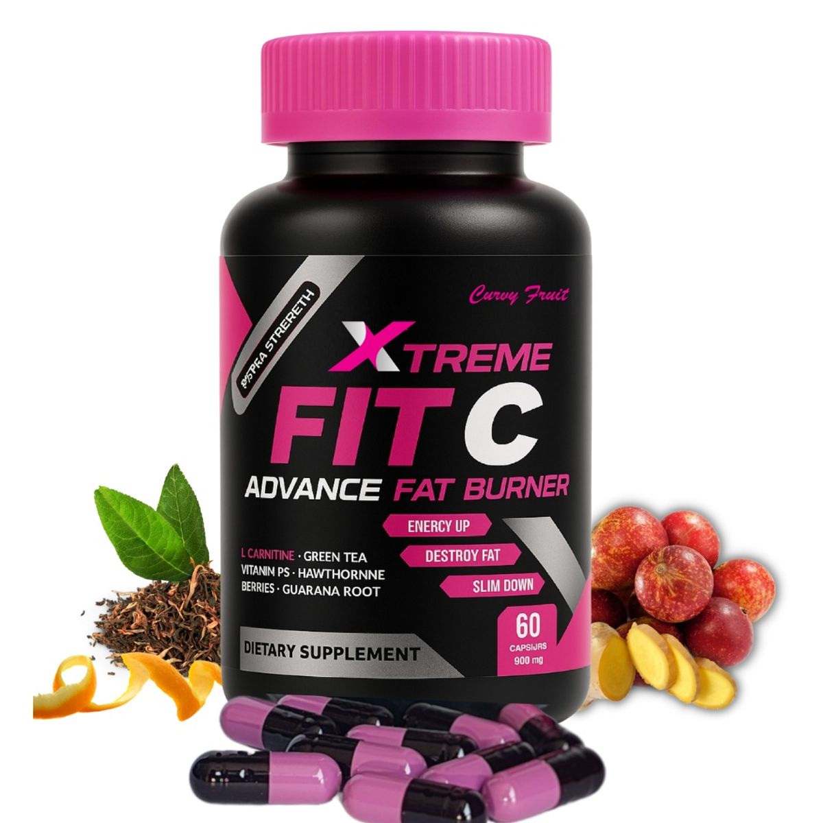 CURVY FRUIT - Fit C Xtreme elimina la molesta grasa abdominal y logra un abdomen plano