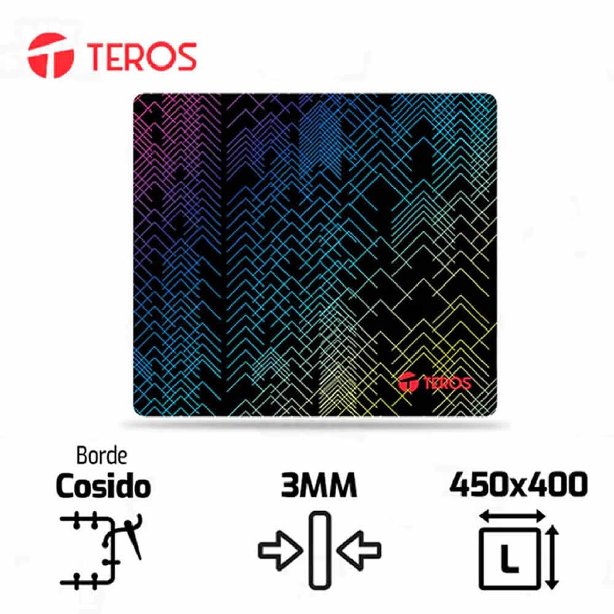 TEROS - Mouse pad gamer TEROS TE-3011S multicolor