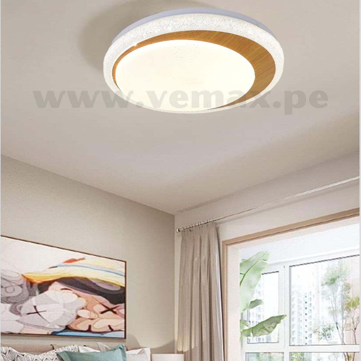 GENERICO - Panel Plafon Brillante Light  White 96W