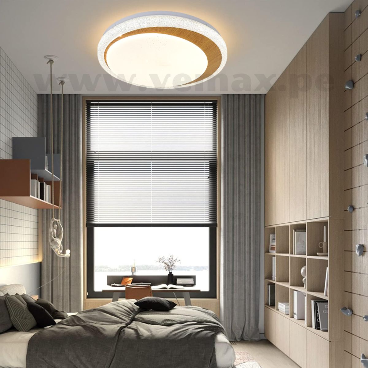 GENERICO - Panel Plafon Brillante Light  White 96W