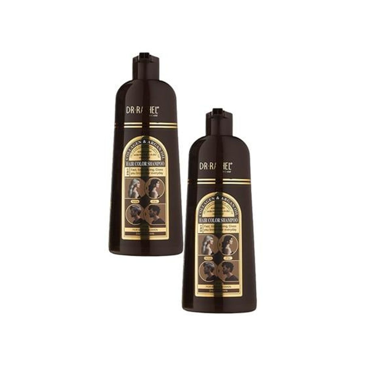 GENERICO - Shampoo Castaño Oscuro Dr Rashel 2Und