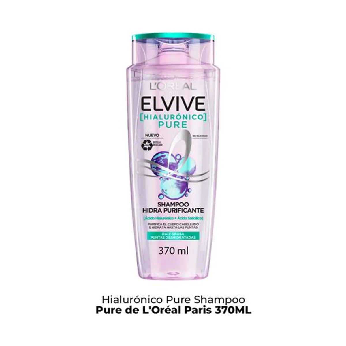 GENERICO - Hialurónico Pure ShampoolOréal Paris 370ml