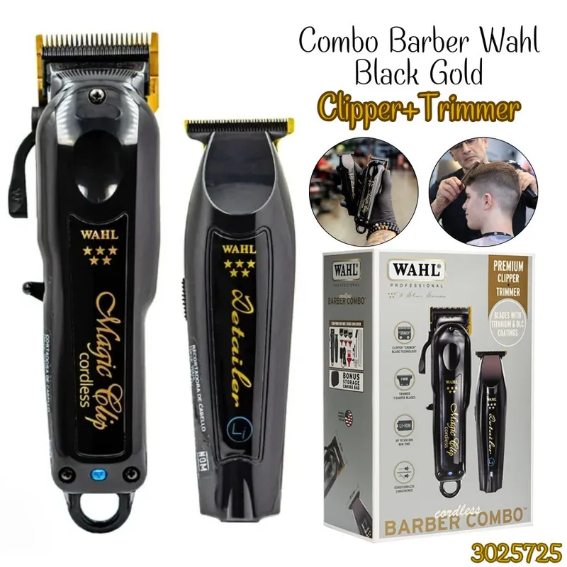 WAHL - Combo Wahl Barber Black-3025725