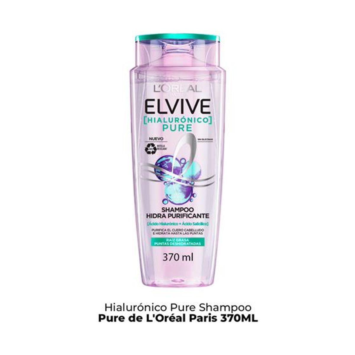 GENERICO - Hialurónico Pure ShampoolOréal Paris 370ml